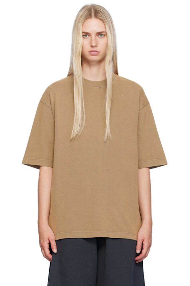 

Футболка цвета загара, окрашенная в готовом виде Acne Studios