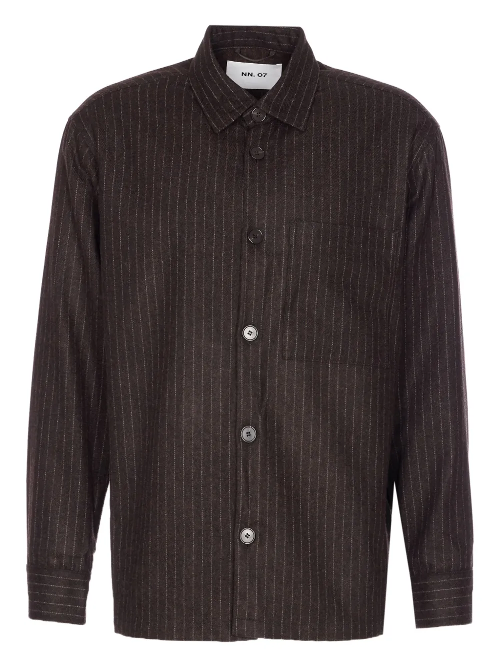 

Полосатая рубашка NN07, коричневый