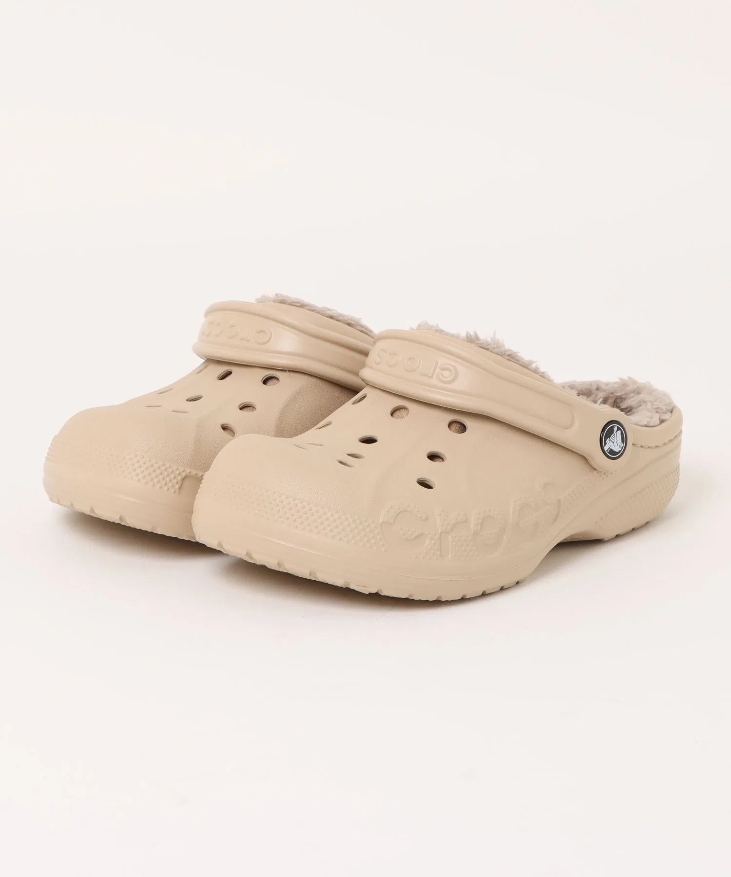 Унисекс сабо Crocs Baya Lined Clog коричневые