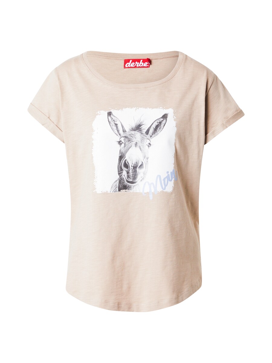 

Рубашка Derbe Esel Moin, цвет mottled beige