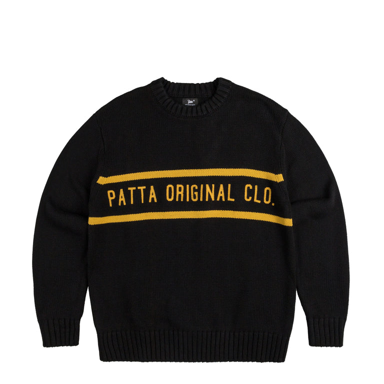

Джемпер original clothing knitted jumper Patta, черный