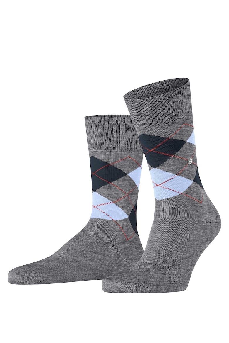 

Носки длинные Manchester 14441 из натурального хлопка Burlington, серый