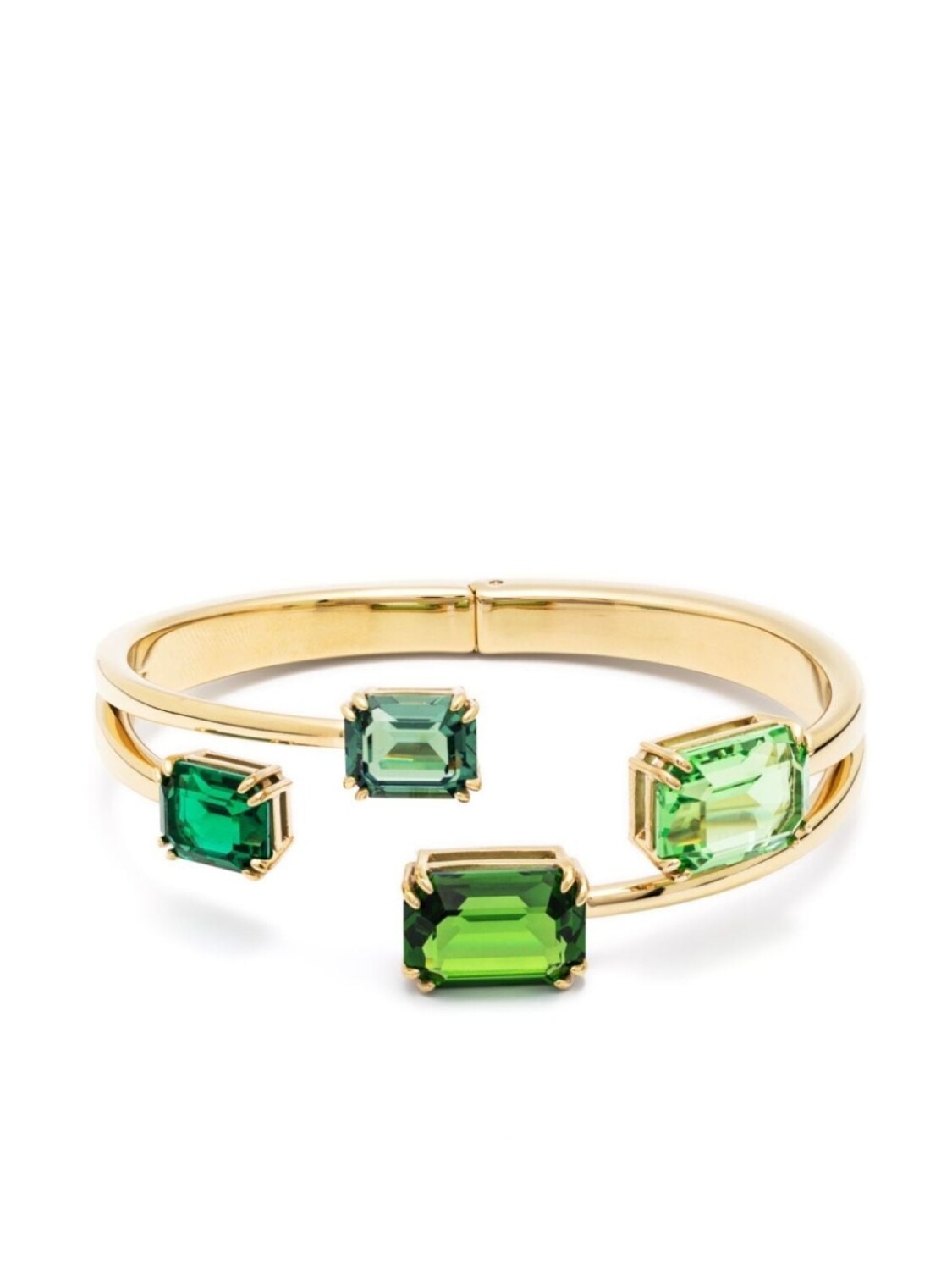 

Браслет-бэнгл Millenia с камнями Swarovski, золотой