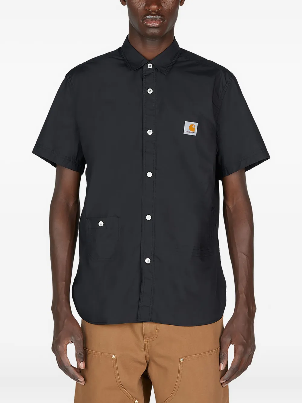 

Рубашка с короткими рукавами из коллаборации с Carhartt Junya Watanabe MAN, черный