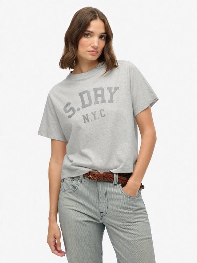 

Свободная футболка Athletic Essentials Superdry, Glacier Grey Marl
