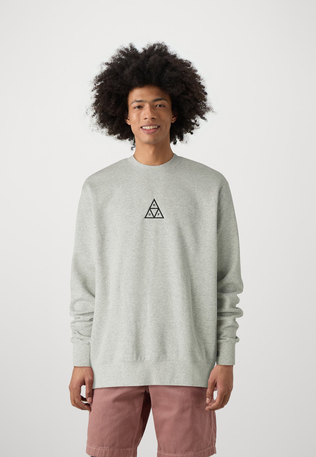 

Спортивный свитер CREW NECK HUF, светло-серый