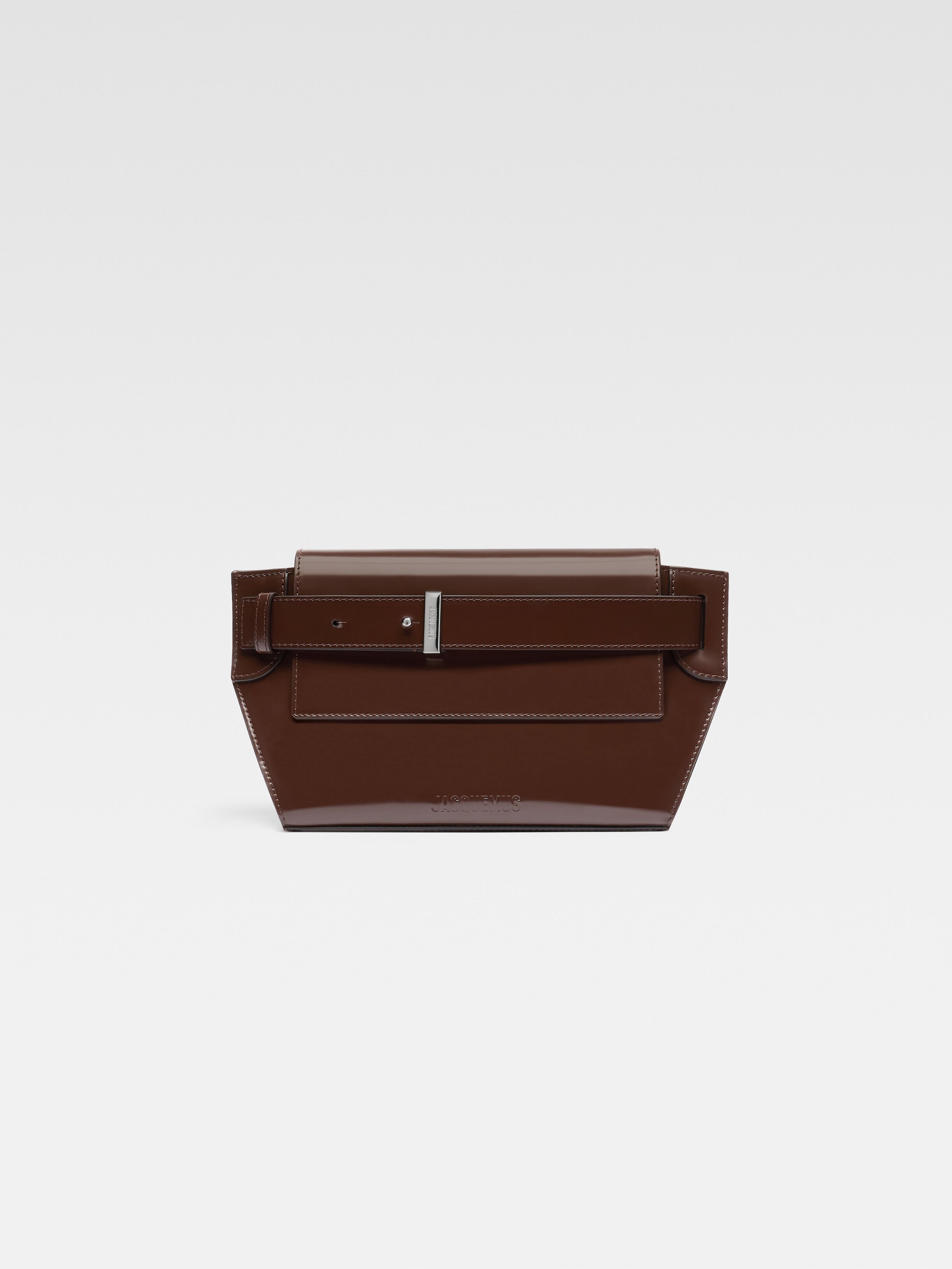 

Сложенная сумка-мессенджер JACQUEMUS The Capri messenger bag, цвет Midnight Brown