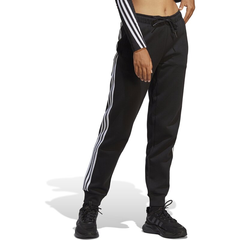 Штаны Future Icons с тремя полосками, обычные Adidas, черный — фото 2