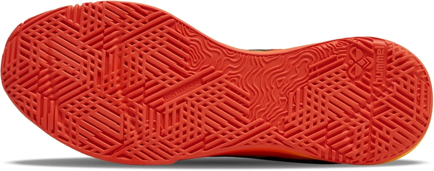 Кроссовки hummel Dagaz Vi Handball Indoor Shoes for Adults, черный/красный — фото 2