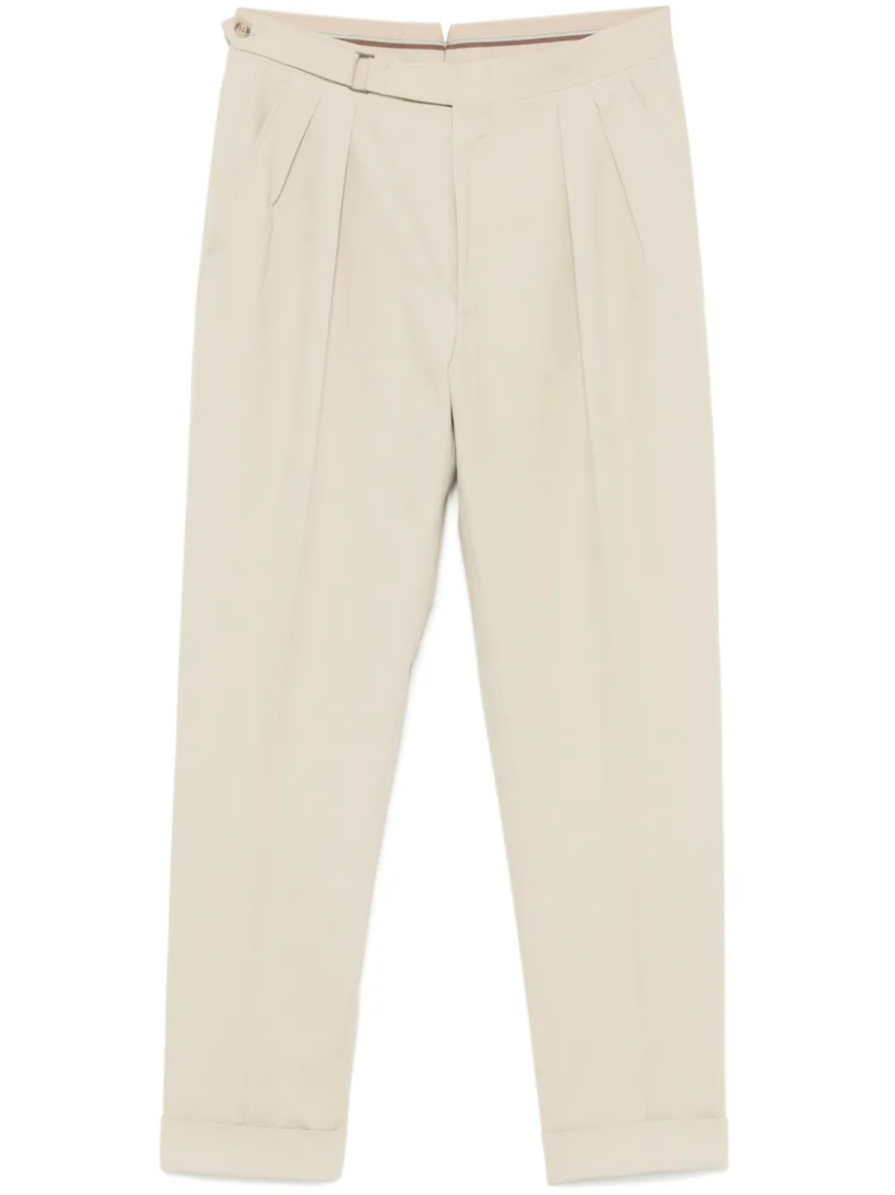 

Canali плиссированные брюки, нейтральный
