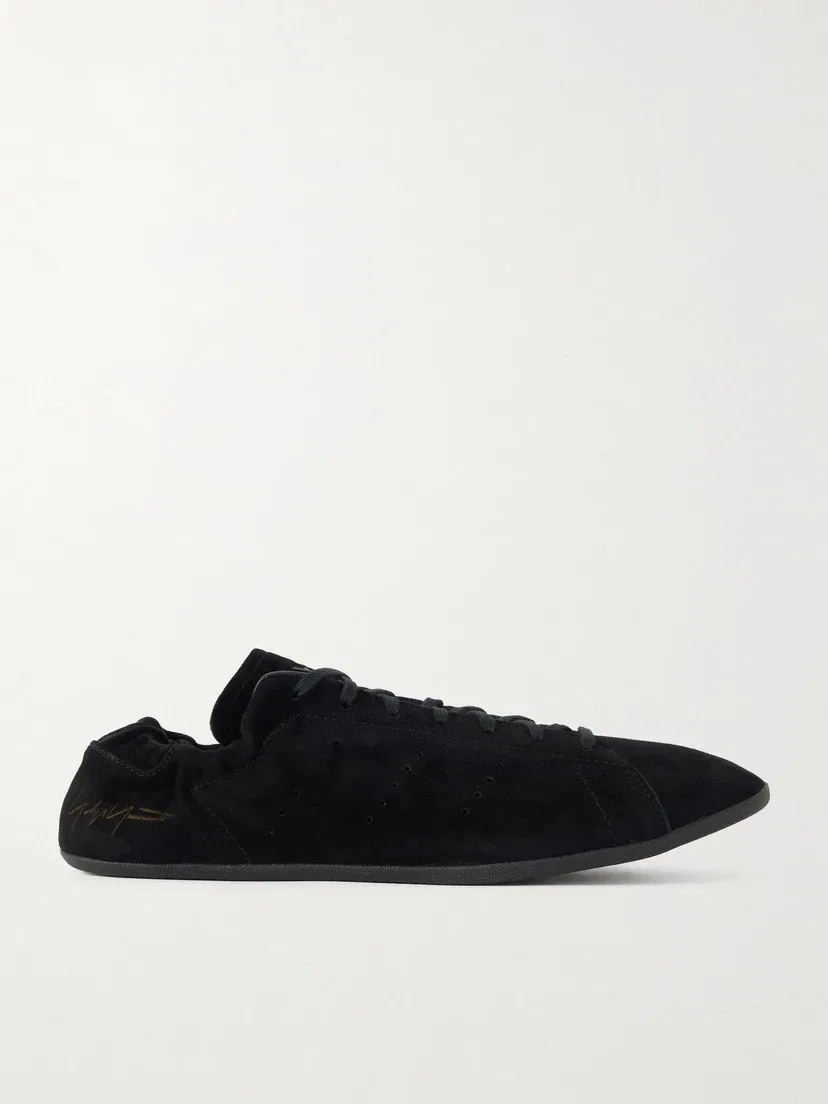 Кроссовки Y-3 Stan Smith из замши adidas Originals, черный