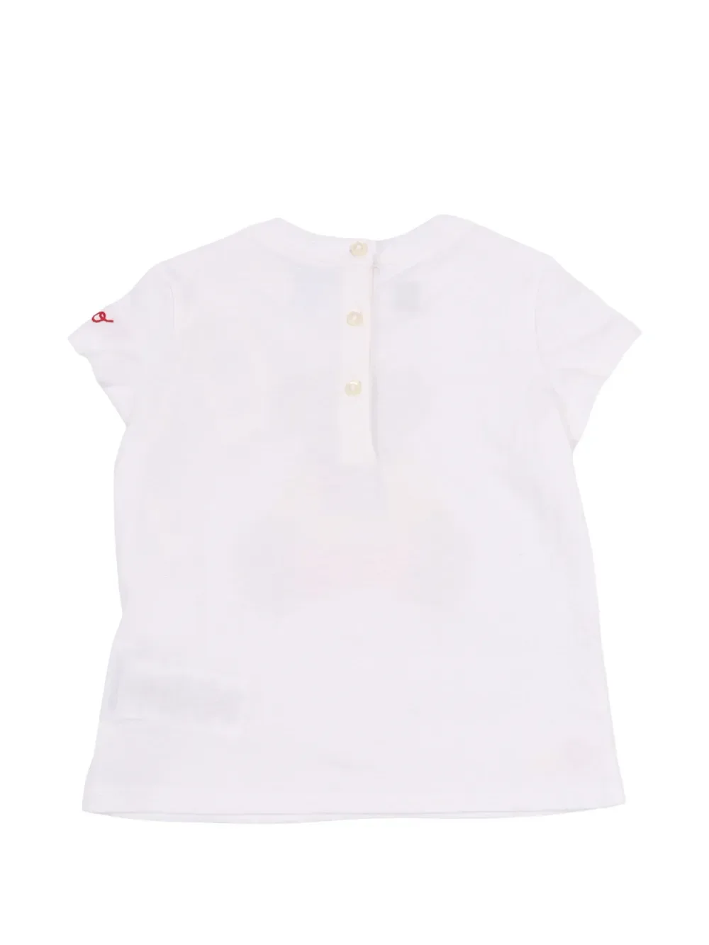 Футболка с принтом медведя POLO RALPH LAUREN KIDS, белый — фото 2