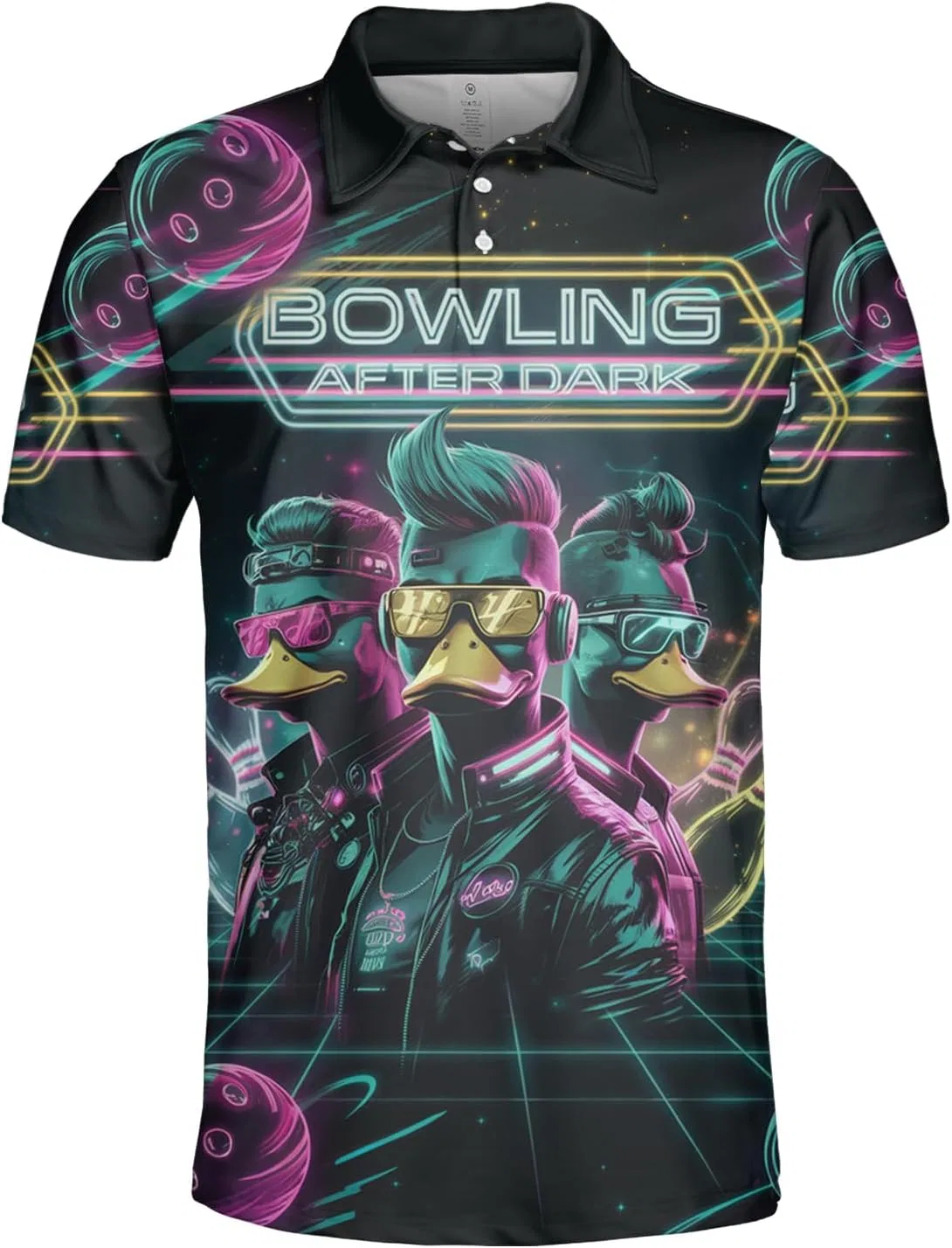 Поло для боулинга, Neon Bowling-05