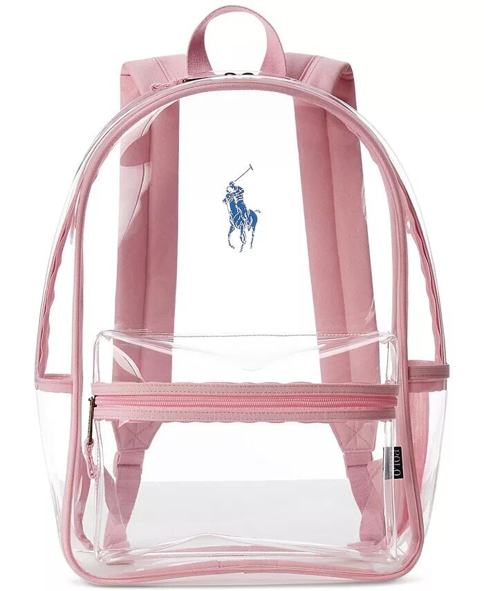 

Прозрачный рюкзак-поло Polo Big Kids Polo Ralph Lauren, синий