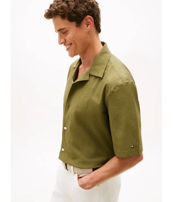 Футболка для повышения производительности regular fit Tommy Hilfiger, зеленый — фото 4