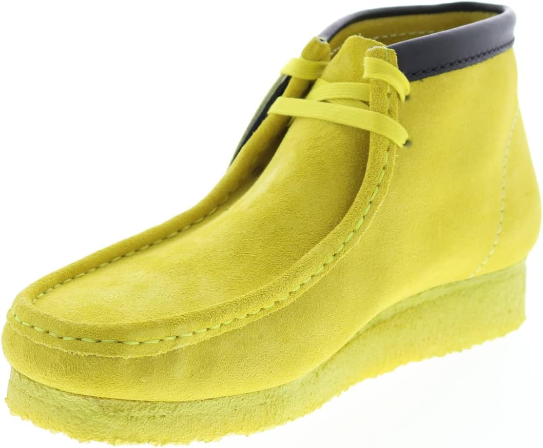 Мужские ботинки Clarks Wallabee Chukka, Lime — фото 4