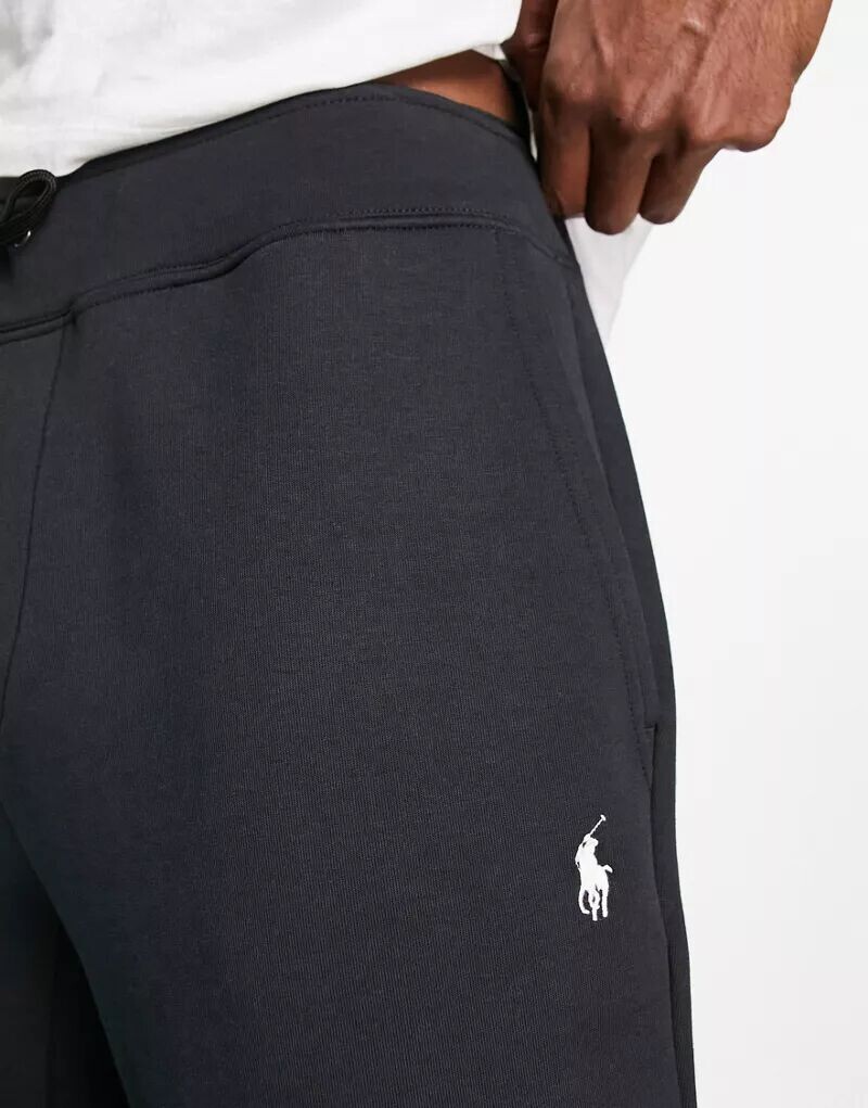 Черные джоггеры с логотипом Polo Ralph Lauren из двойного технологического материала — фото 3