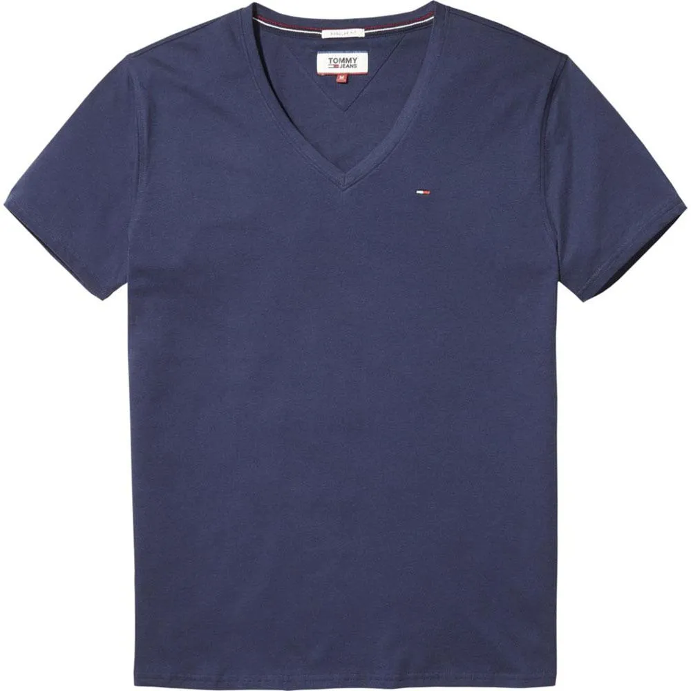 

Футболка Tommy Jeans Original short sleeve v neck, синий