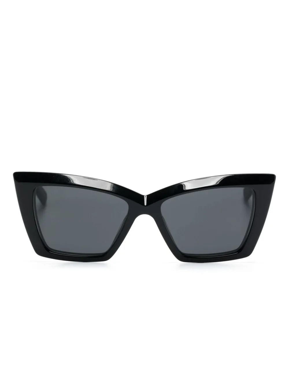 

Солнцезащитные очки в оправе 'кошачий глаз' с принтом Saint Laurent Eyewear, черный