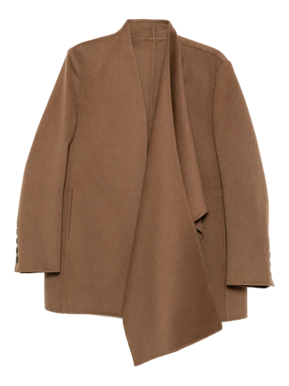 

Пальто асимметричного кроя JNBY, коричневый