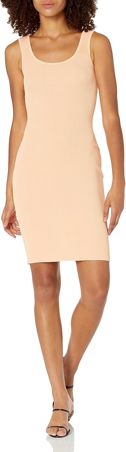 

GUESS Женское платье без рукавов Agatha с квадратным вырезом, Sunset Peach