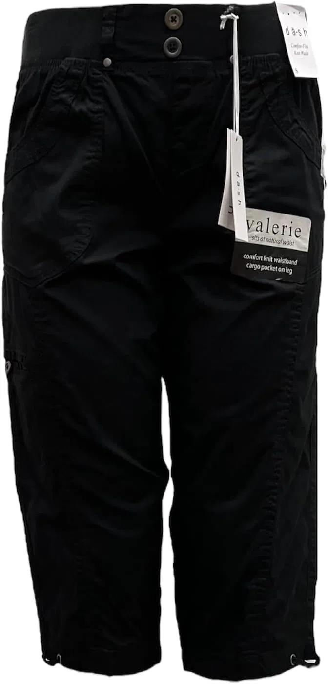 Капри женские Cotton Elastic Waist Dash, Stone