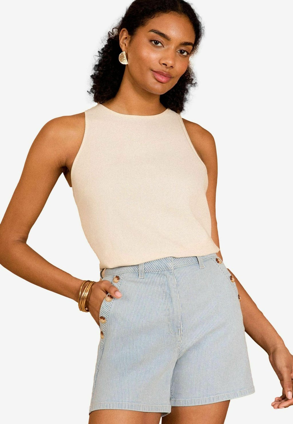 

Джинсовые шорты REGULAR FIT - SAILOR DETAIL Love & Roses, синий