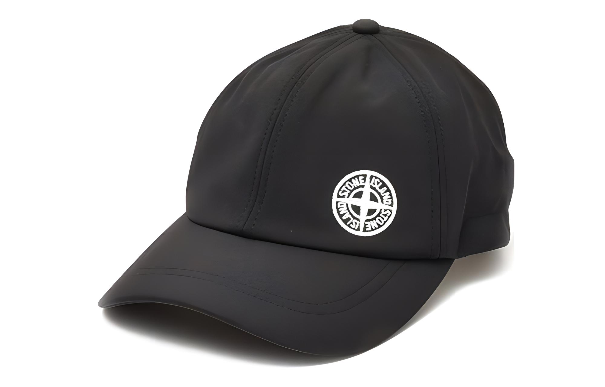

STONE ISLAND Бейсболка мужская черная, Ink Black
