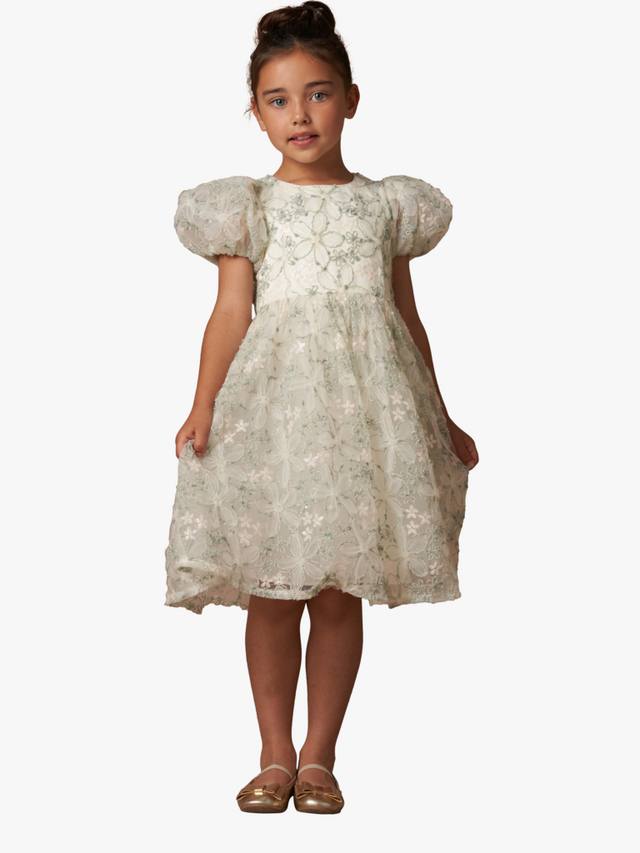 

Детское платье из тюля с декоративными элементами Angel & Rocket, Green