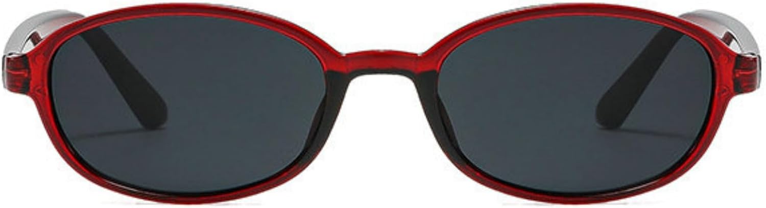 

Солнцезащитные очки Willochra в стиле ретро, ​​овальные, модные, черные, в стиле 90-х, легкие, маленькие, круглые, в стиле Y2K, солнцезащитные очки с защитой от УФ-излучения UV400, C2