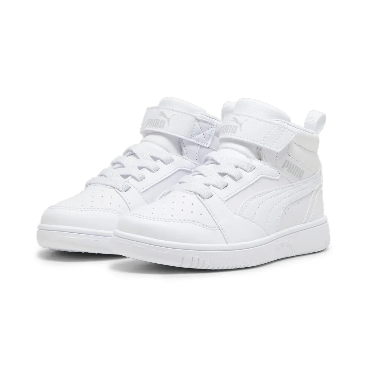 

Кроссовки PUMA "REBOUND V6 MID AC+ PS", цвет Puma White-Cool Light Gray