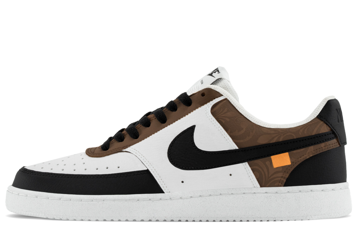 

Court Vision 1 Baroque Cushioning Low top Skateboard Shoes мужские черный коричневый Nike, черный коричневый