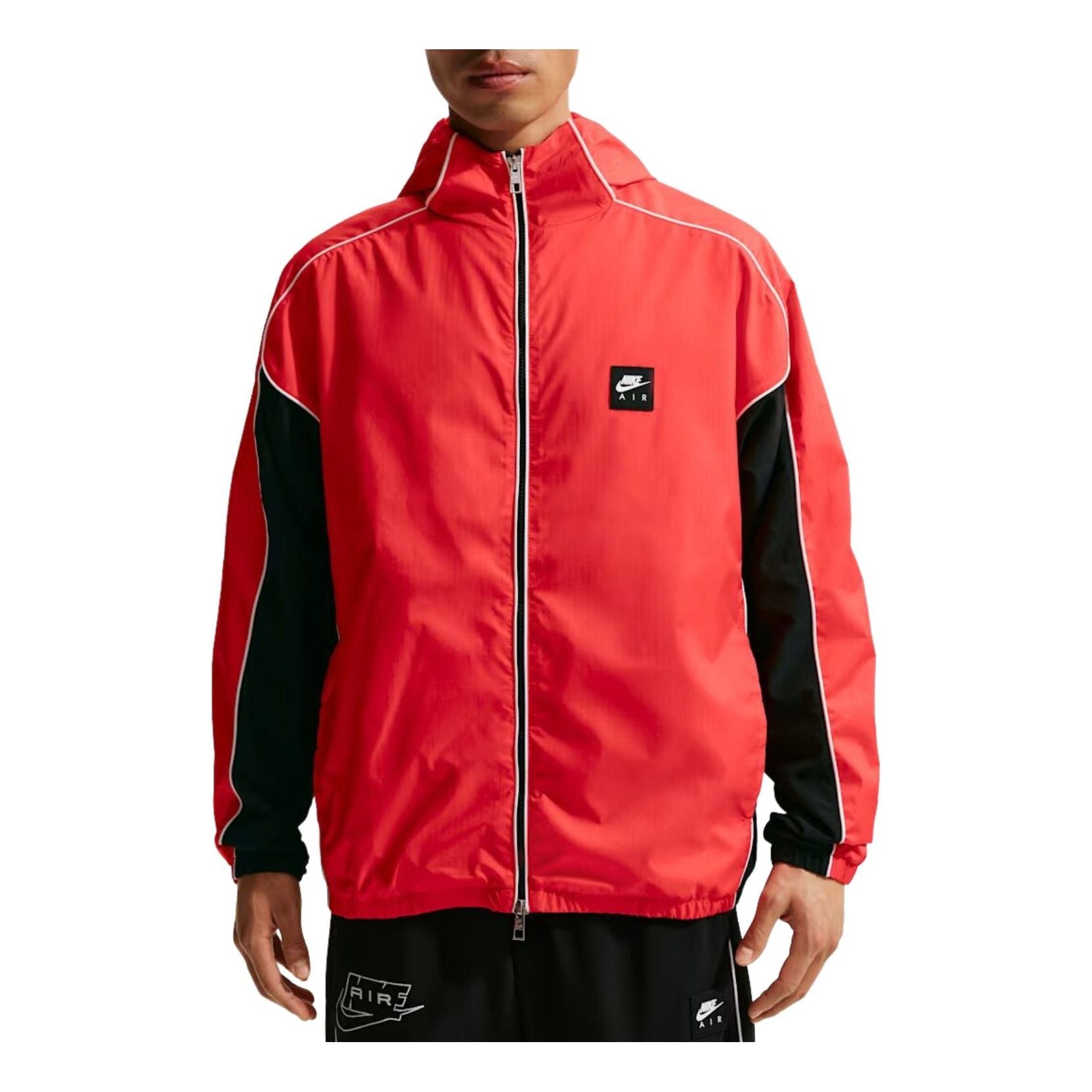 Куртка Nike Air Full-Zip Hybrid Utility Jacket, цвет «светло-красный черный»