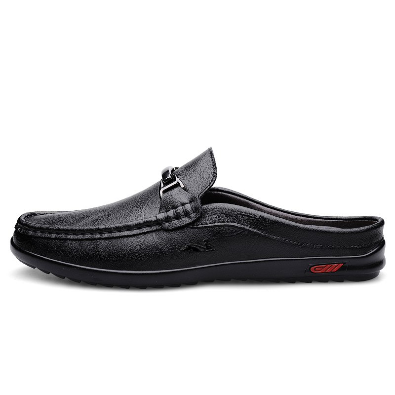 

British knights Мужские тапочки с закрытым носком на резиновой подошве, устойчивые к истиранию, черные, цвет Black