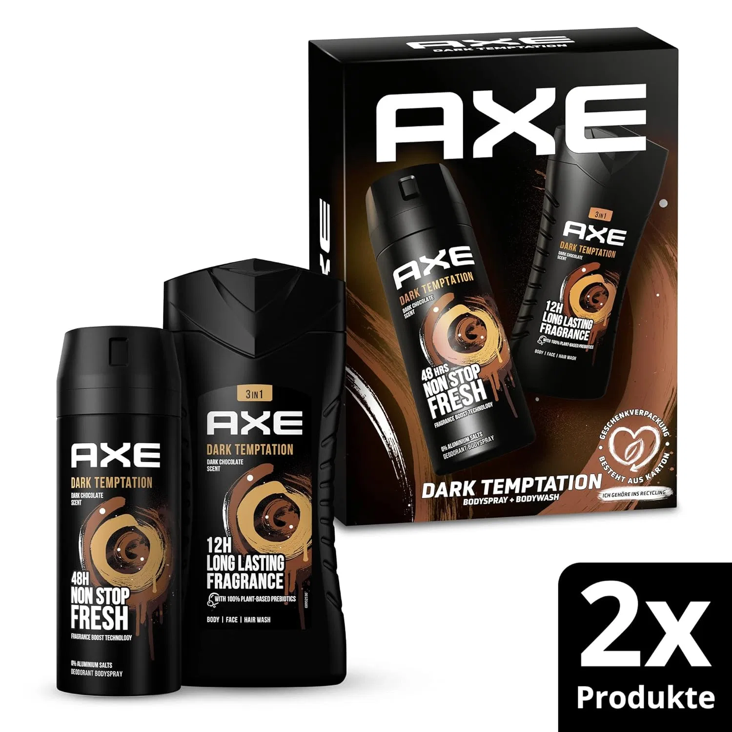 Мужской подарочный набор «Dark Temptation» от Axe ‎Axe — фото 2