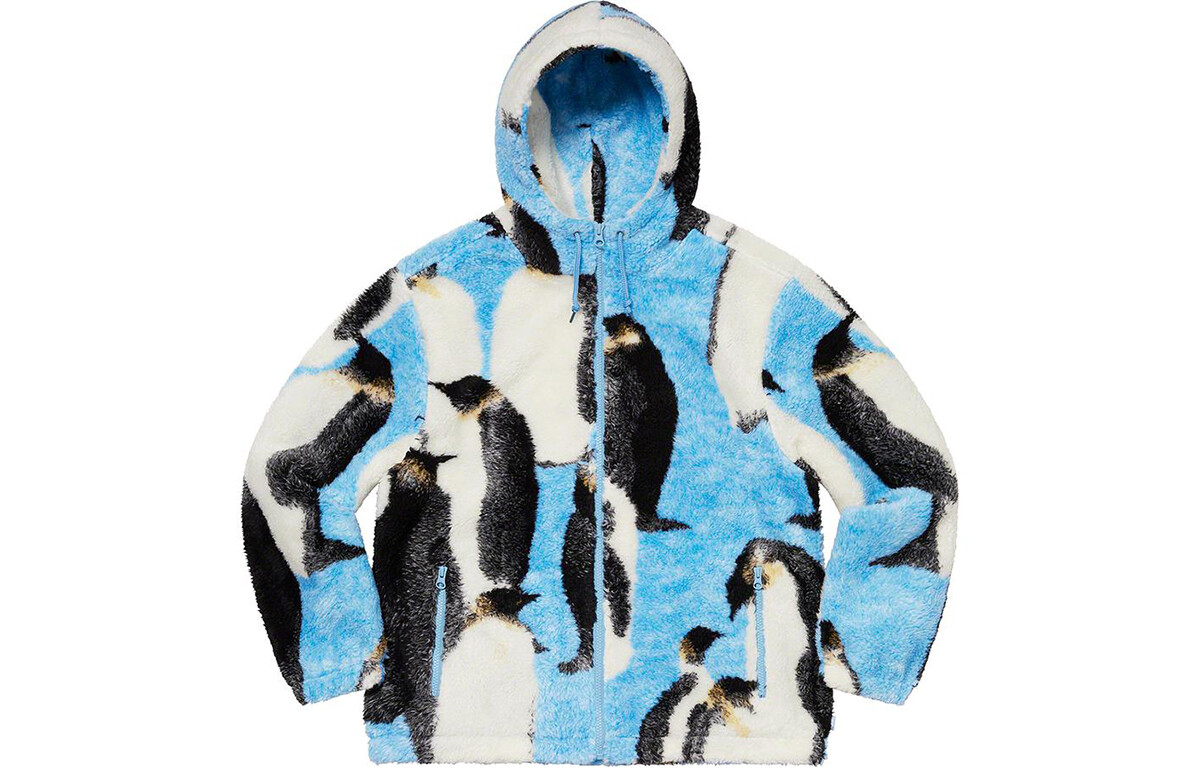 FW20 Бархатная куртка унисекс Supreme, красный — фото 3