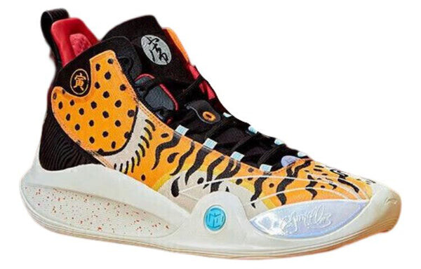 Кроссовки cj1 cj mccollum оранжевый ограниченный Li-Ning, черный — фото 2