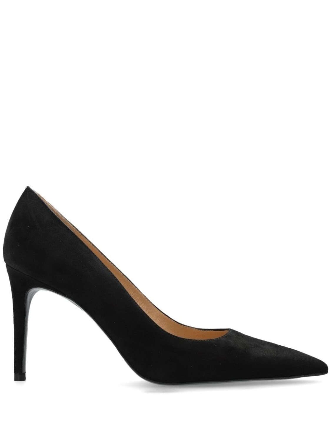 Туфли из замши 85 мм Stuart Weitzman, черный