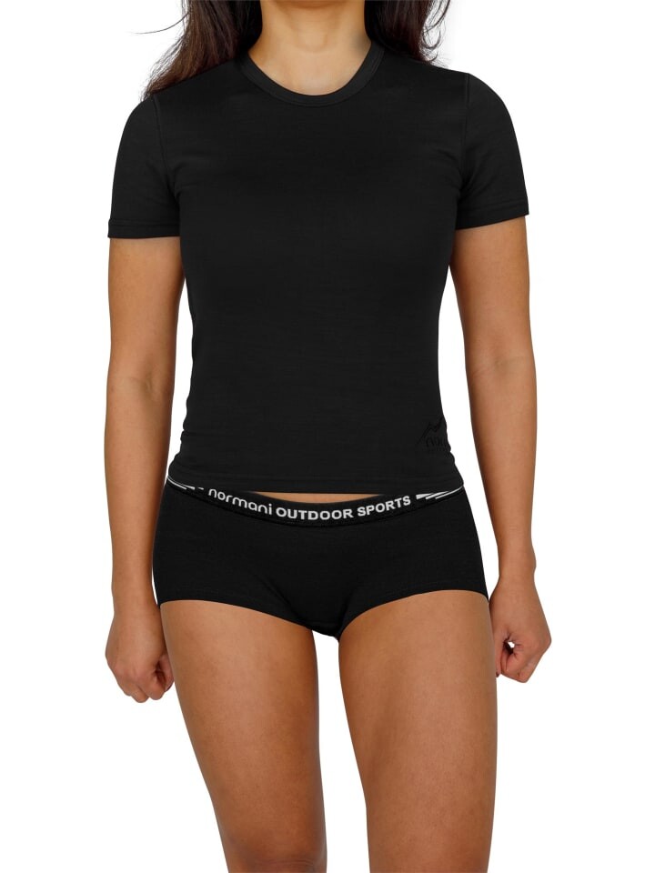 

Трусы Normani Outdoor Sports Damen Merino Boxershorts „Morwell“, черный