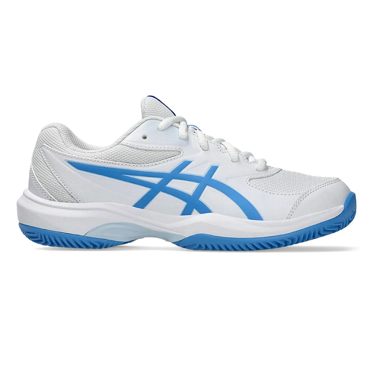 

Детская теннисная обувь GEL-GAME GS CLAY/OC Asics, белый/синий