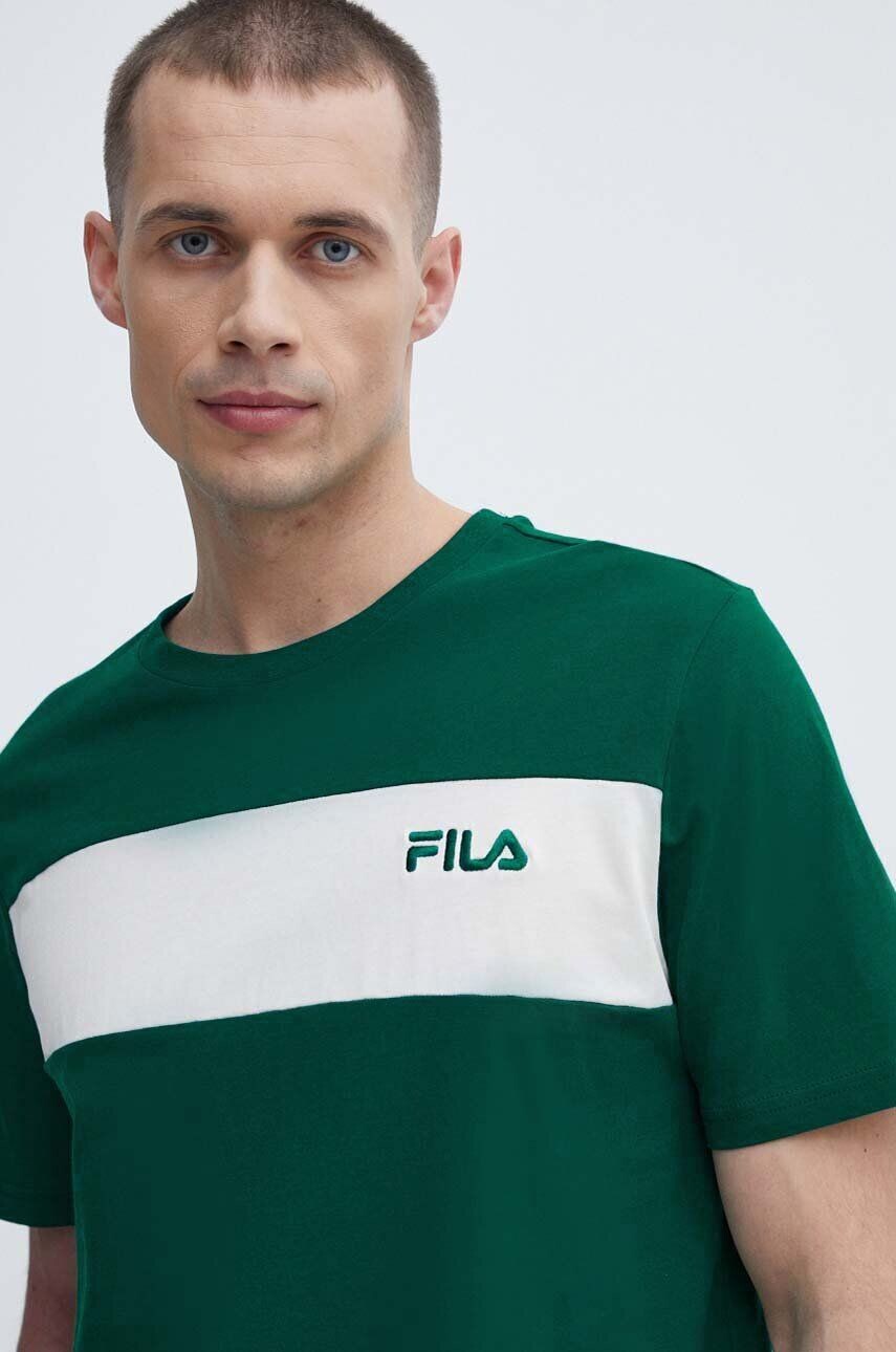 

Ленкораньская хлопковая футболка Fila, зеленый