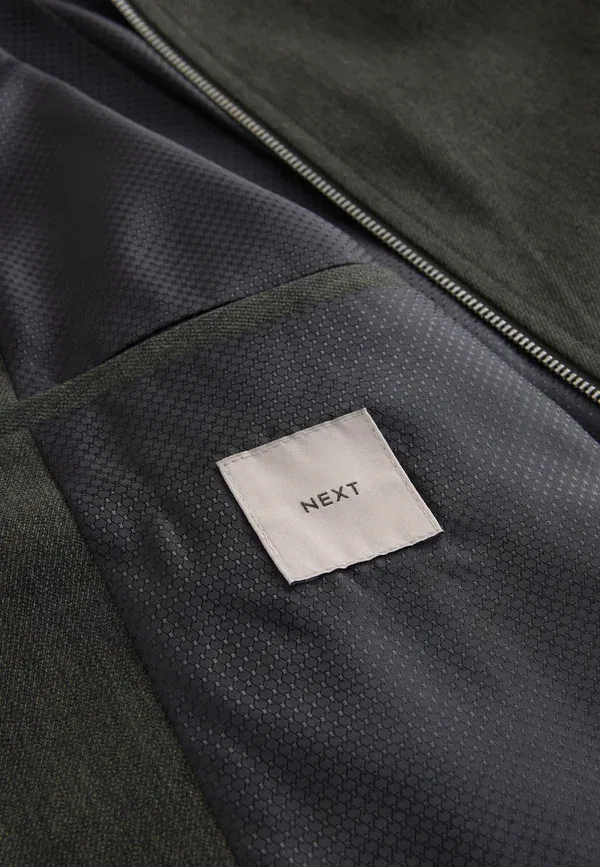 Куртка-бомбер Next, Smart regular fit, цвет хаки — фото 4