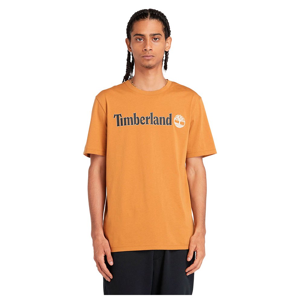 

Футболка с коротким рукавом Timberland Kennebec River Linear Logo, оранжевый