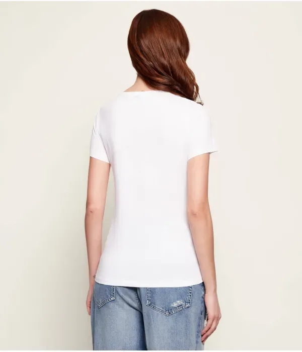 Футболка C_Elove_embro slim fit Boss Orange, белый — фото 3