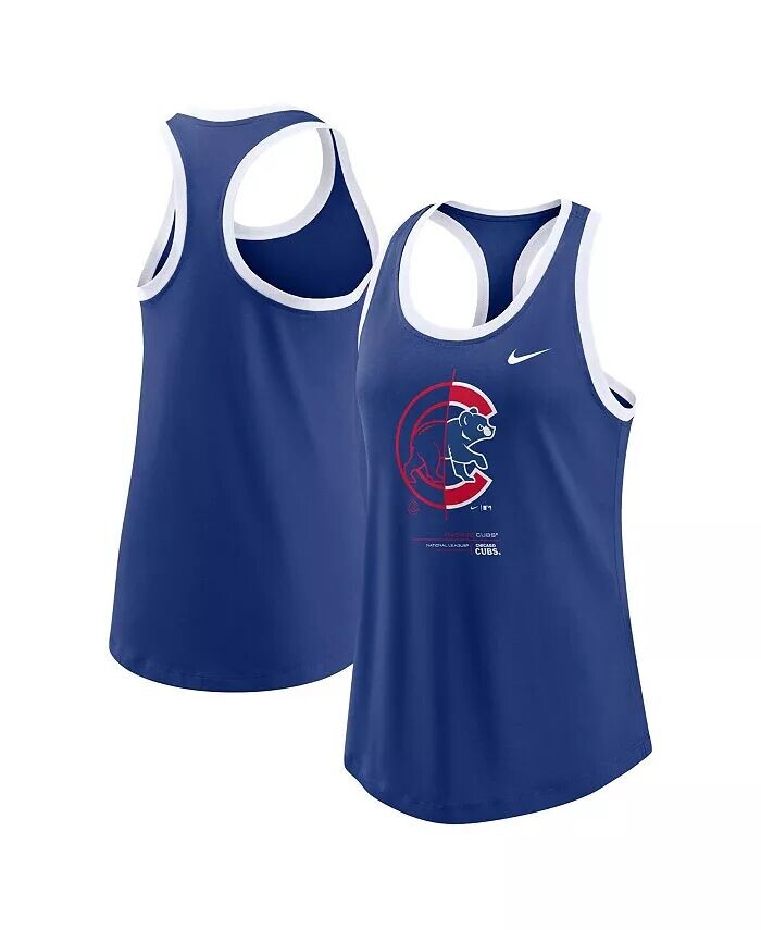 

Женская майка Royal Chicago Cubs Tech Nike