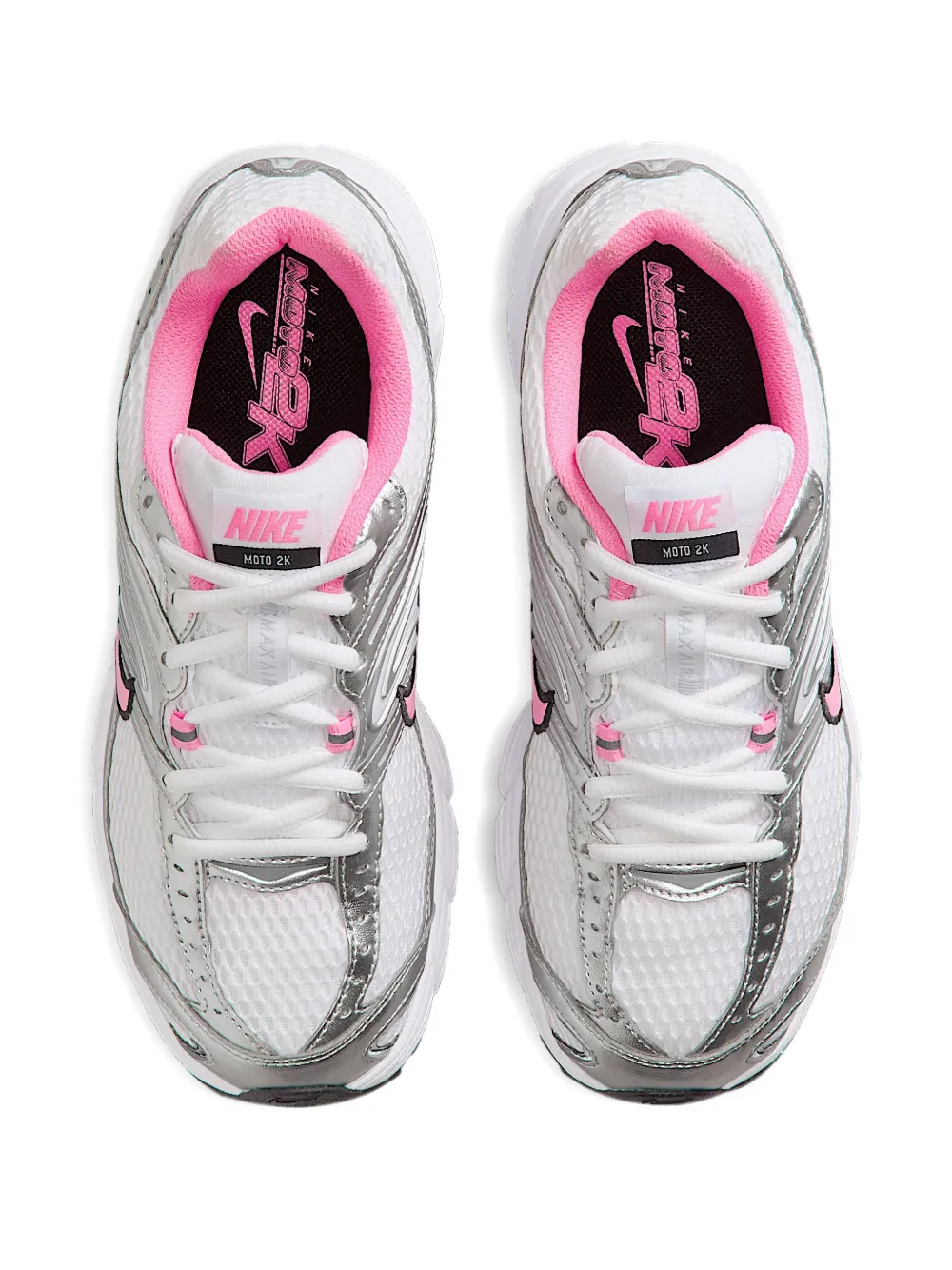 Кроссовки Air Max Moto 2K Pink Spell Nike, белый — фото 2