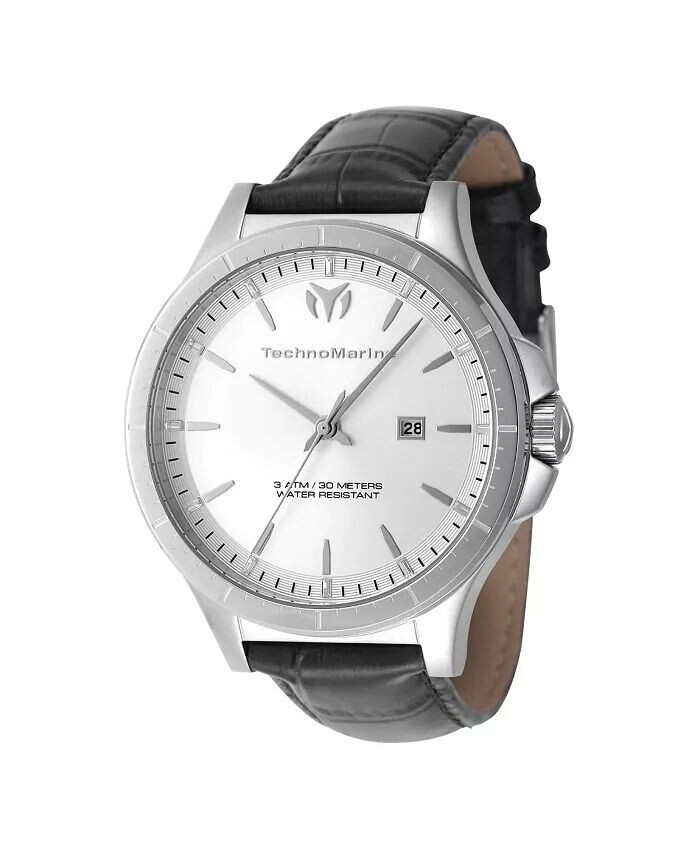 

Мужские TM-822010 ЛунаСолнечный кварц, 3 руки, серебро TechnoMarine, серебро