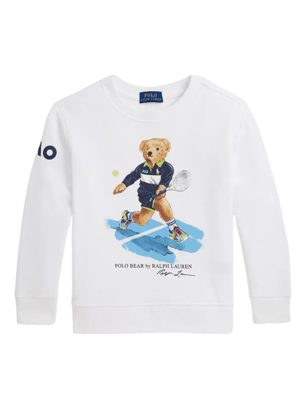 

Толстовка с графичным принтом Polo Ralph Lauren Kids, белый