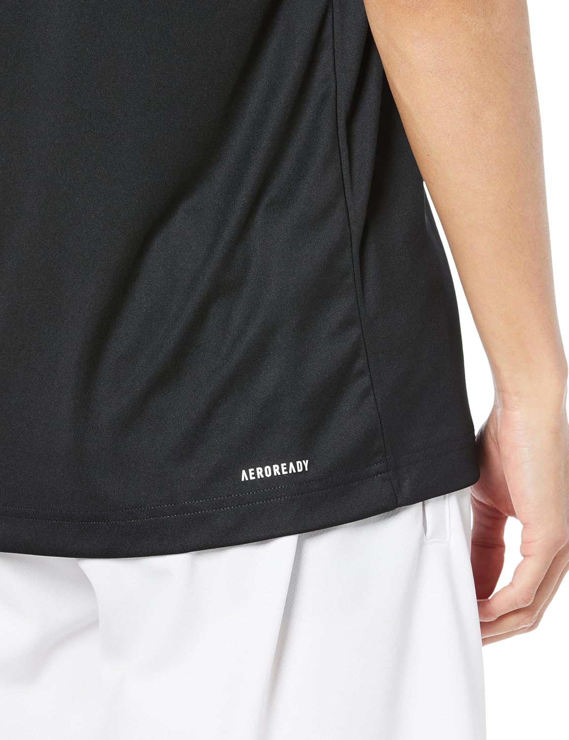 Мужская футболка Sereno Aero Lady Three Stripes с коротким рукавом KNA79 Adidas, черно-белый — фото 4