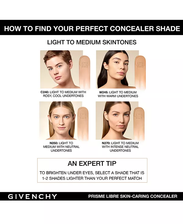 Prisme libre консилер для ухода за кожей Givenchy, c240 - light to medium with rosy, cool undertones — фото 3